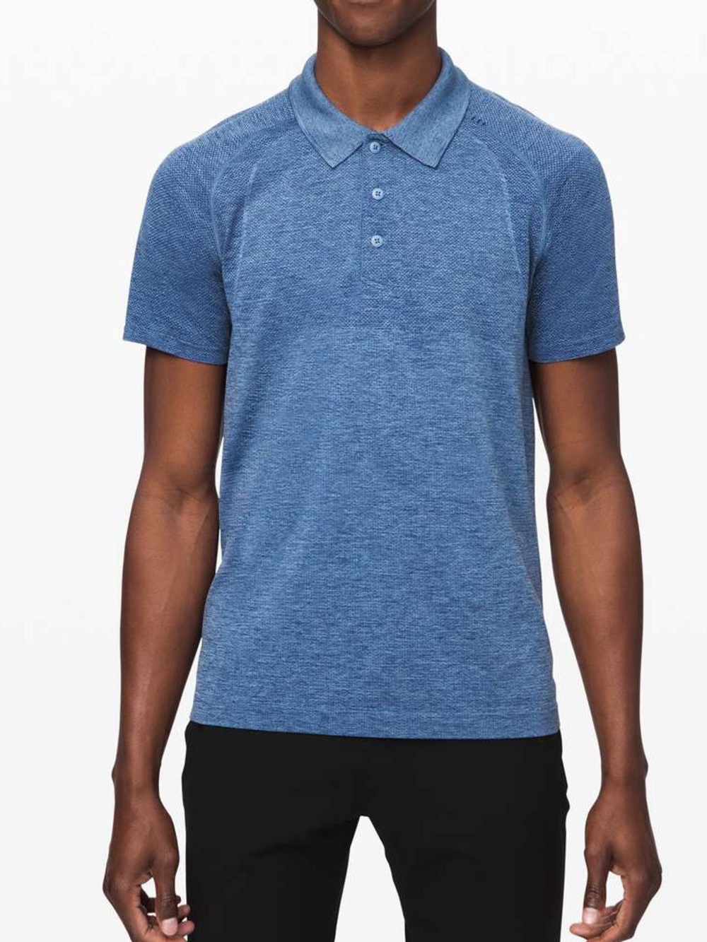 Lululemon Men’s Midnight Shadow / Tempest Blue Metal Vent Tech Polo 2.0 Sz S